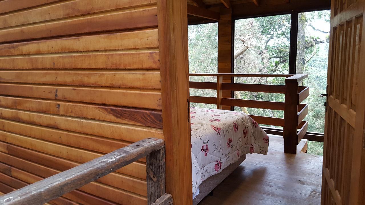 Chale Dos Tucanos- Parede De Vidro Com Linda Vista Campos do Jordão Eksteriør billede